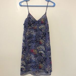 American Eagle Purple Floral Dress